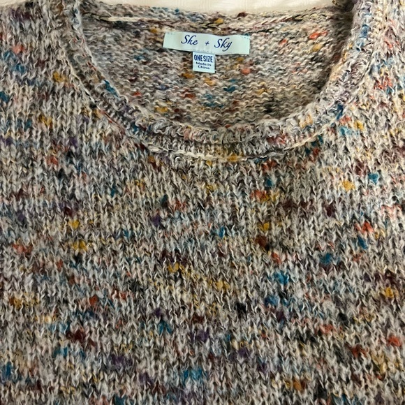 She + Sky multicolor sweater USED
Jeans not included - Picture 3 of 7
